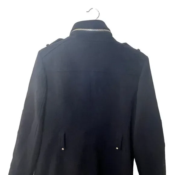 MICHAEL Michael Kors Asymmetrical Coat Sz L - Picture 2 of 12